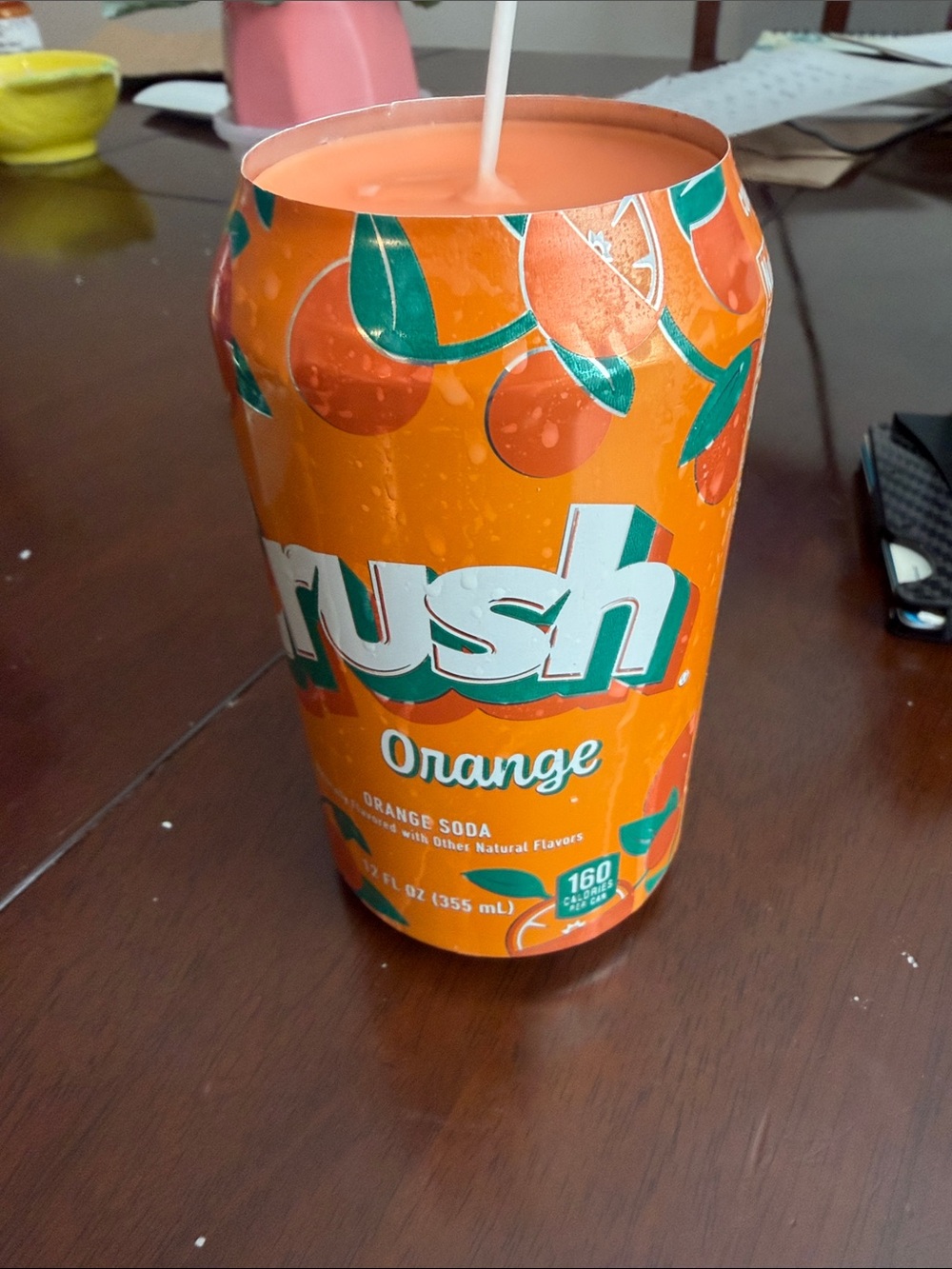 Crush Orange Soda Candle Jar Candle Can